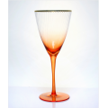 Ribbed Crystal Champagne Glass Glasses Set