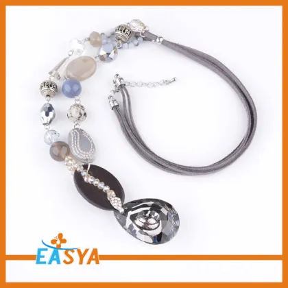 Glass Beads Famous Brand Low Moq Necklace