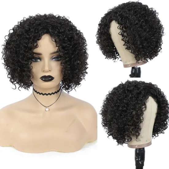 X-TRESS Factory Selling Kinky Curly Synthetic Wig Middle Part Long Machine Made Synthetic Hair Wig For Women Cheap Glueless Wig