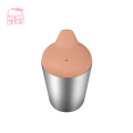 Hot Sell 250ML Silicone Stainless Steel Lid Cup