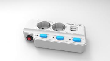 Korea KCC 2 ways extension socket with USB