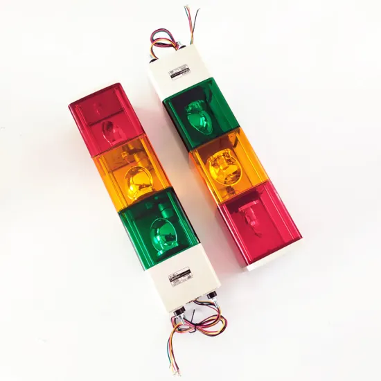 Tri-Color LED Plastic Anti-Theft Alarm Indicator with Buzzer