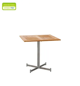 Wild Square Teak Panel Leisure Coffee Outdoor Furniture