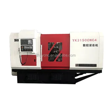 YK3150 CNC4: 4-Axis CNC Gear Hobbing Machine with FANUC Control for High-Speed Gear Hobbing