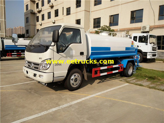 5000L Foton Road Watering Tank Vehicles