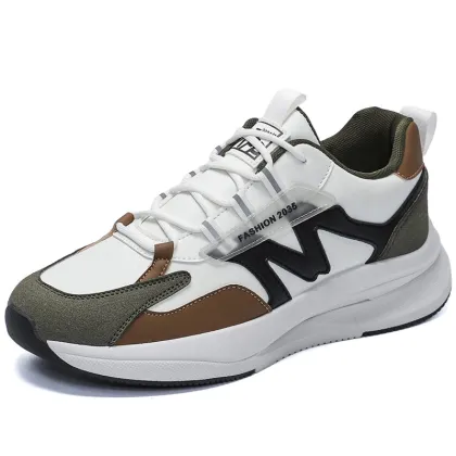 Autumn New Arrival Men's Breathable Mesh Running Shoes Dad Style