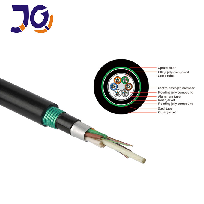 Direct Buried Fiber Optic Cable 24 Core