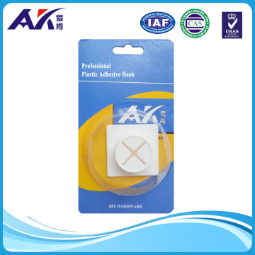 Porte serviette de plastique adhésif auto amovible