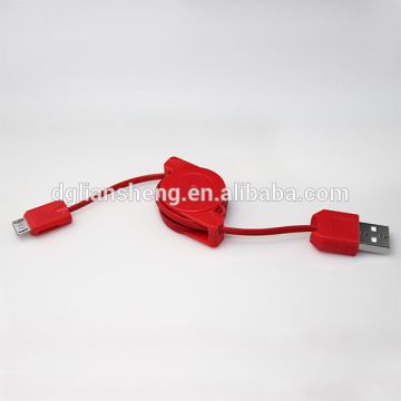 Retractable usb cable phone USB data cable