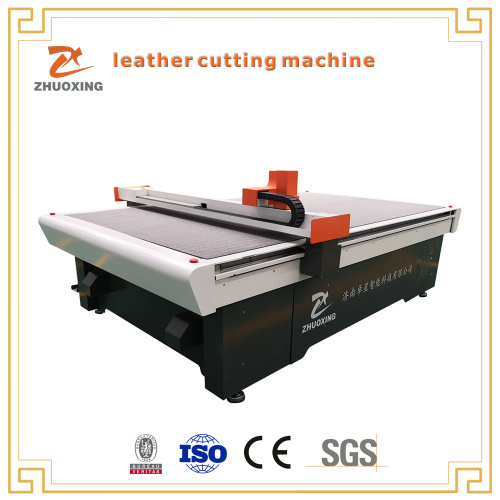 High Speed Leather Cut Machine Cuts Out Pieces