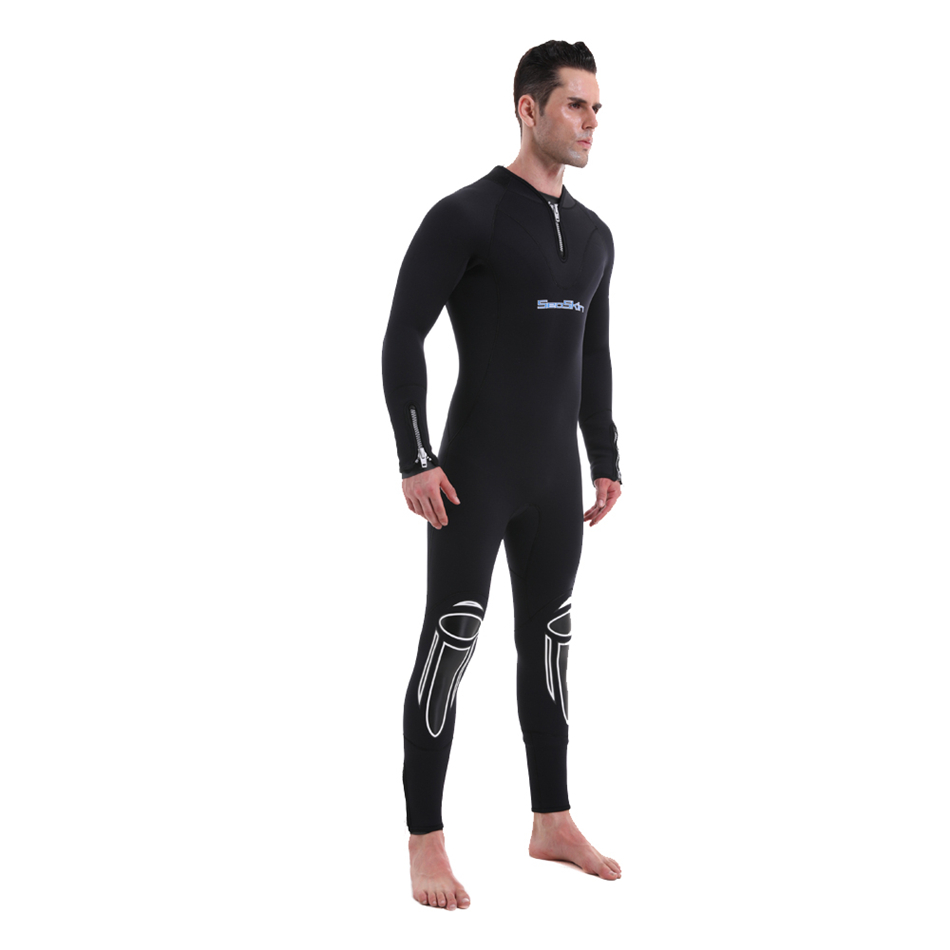 Seaskin 4mm Neoprene Back Zip Wetsuits Full Suit