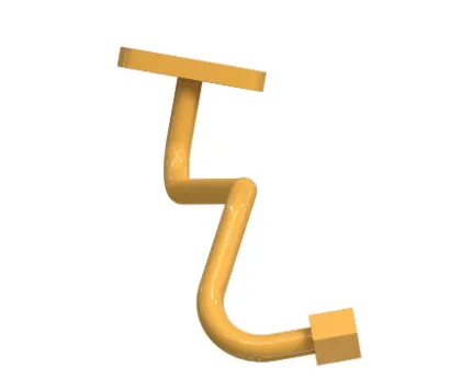 Excavator 374DL turbocharger pipe 220-3496, engine water pipe rigid pipe2203496