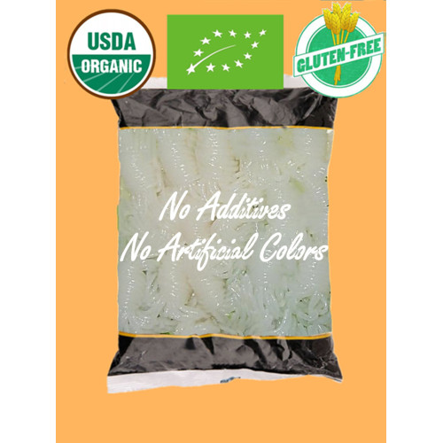 Gluten orgánico sin nudo de fideos Konjac