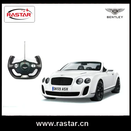 Rastar licensed R/C 1:12 Bentley Continetal GT speed convertible toy car model