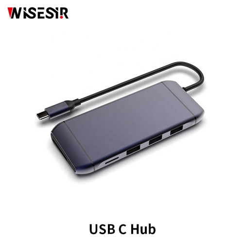 Usb Aux Adapter USB 3.0 TF/SD 1080P VGA Adapter 9 Ports Manufactory