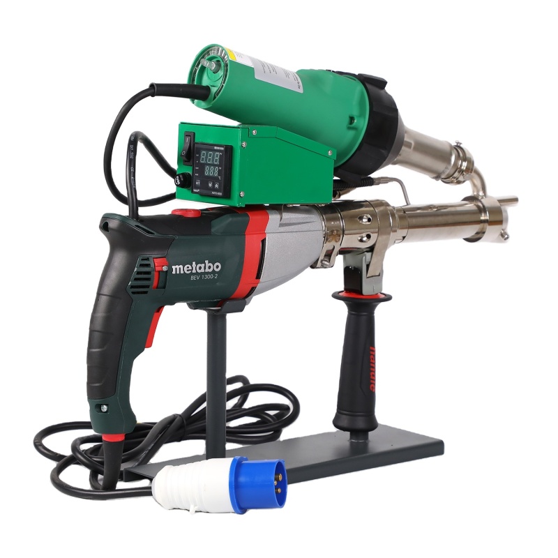 Hand Extruder PF610A HDPE PE Extruder Welding Gun - Plastic Extrusion Welding Machine