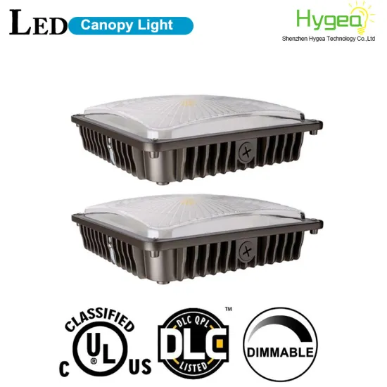 45W Slim Gas station LED Canopy Light Fixture