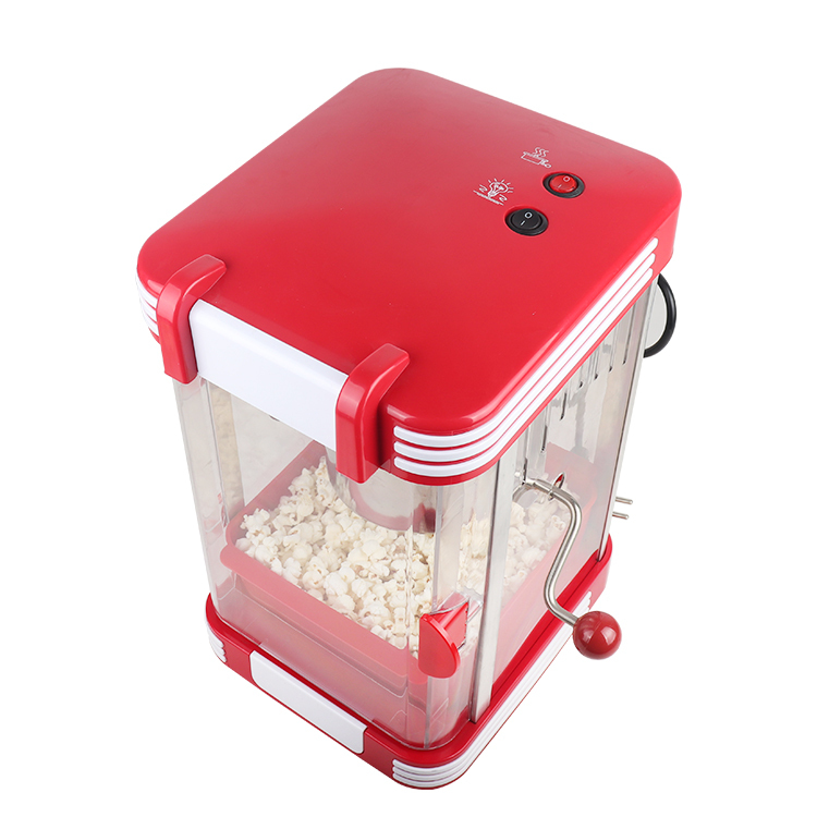 Professional Commercial Popcorn Machine Electric Automatic Hot Air Popcorn Maker Stainless Steel