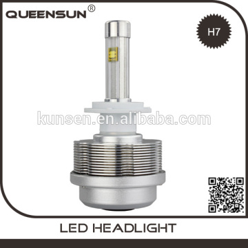 High quality 30W led headlight bulb h7 with temperature sensor protection system