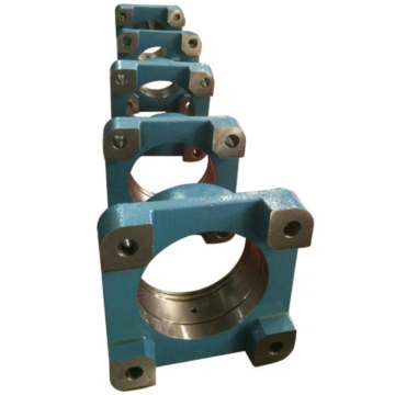 4-Bolt Square Ductile Iron Flange Bearing Housing