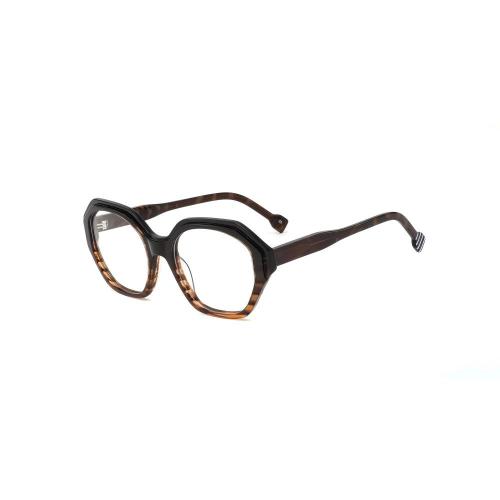Textured Layered Acetate Octagonal Optical Glasses ME2047
