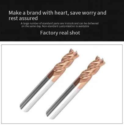 YMD ODM/OEM Customizable 4-Flute Milling Cutter