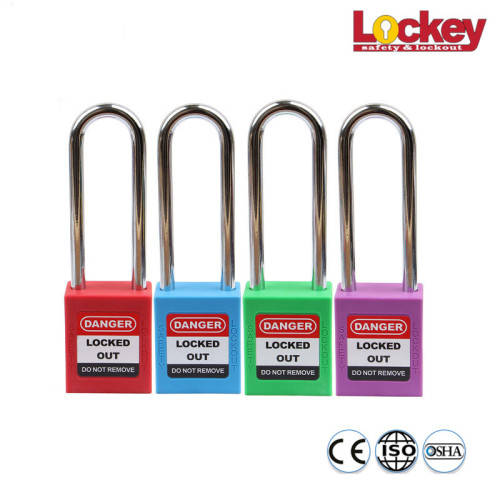 76mm Long Shackle Safety Padlock