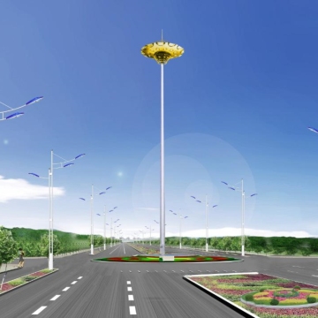Harga yang baik lampu tiang tinggi untuk trafik jalan raya