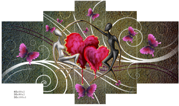 beaytiful flowers canvas printing modern simple print home decorated wall paint