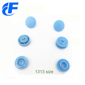 Round shape plastic  snap button non-woven bags