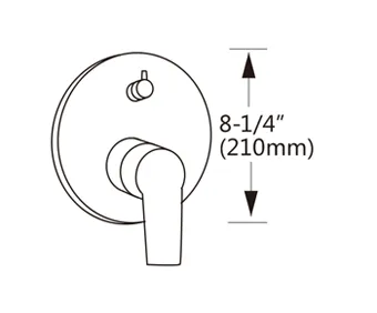 Luxury Polished Brass Bathroom Watermark Shower Arm