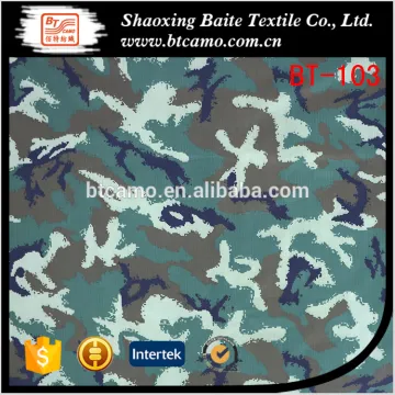 Factory price good quality Polyester cotton printing camouflage fabric for military uniforms BT-103