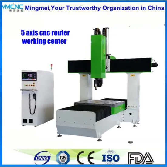 5 Axis 5D CNC Router Machining Center: Precision Cutting, Milling, Drilling for Fiberglass, Solid Wood, Plastic, and Aluminum