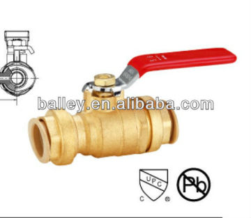 Quick Connected Brass Ball Valve