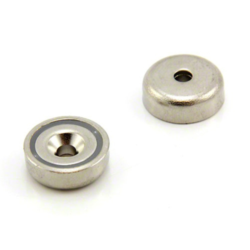 Pot Magnets With Through Hole Ndfeb Pot neodymium magnet with countersunk hole Manufactory