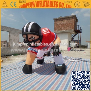 Inflatable football player customized inflatable replica
