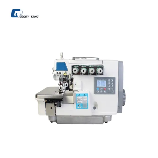 Electronic White Industrial Sewing Machine with Three Needles, 36 Threads, Four-Thread Overlock, Super High-Speed, Cheap Price