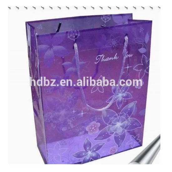 custom made high quality clear plastic bags with handles