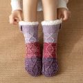 Sweater Thick Knitted Thermal Sherpa Slipper Socks