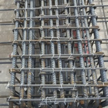 Construction site galvanized welded wire reinforcing mesh