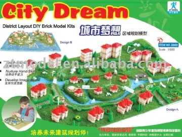 District Model Toy Kits building model