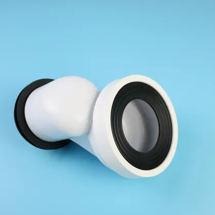 Adjustable Distance Toilet Drain Shifter - Plastic Bathroom Accessory