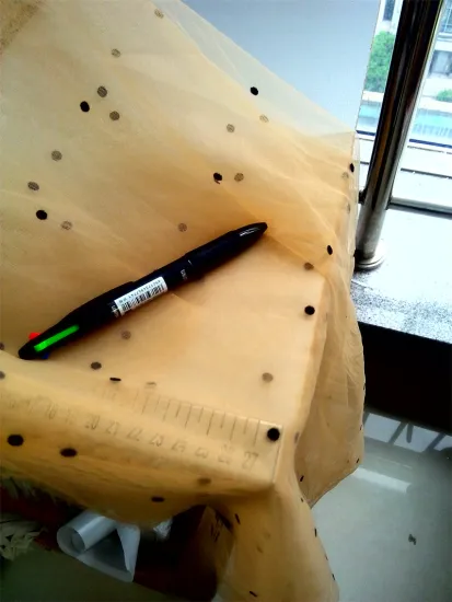 100%nylon mesh warp knitting textile flocking