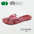 Hot Sale Flat Woman Plastic Sandal