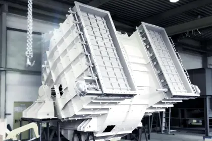 The Large centrifugal fan