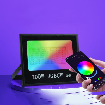 DMX LED Floodlight - RGB CW 300W/450W with Mobile App Remote Control