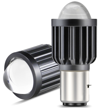 High Lumen COB Yellow Headlight 20W 12-80V Yellow Car Light Bulb H4 BA20D
