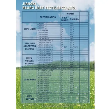 100%Ramie woven fabric