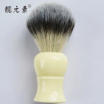 wooden shaving brush and bowl set