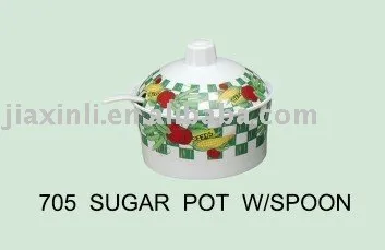 Melamine Sugar Pot